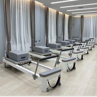 Commercial Gym Studio Pliant Reformador Équipement Pliable Maquina Cama De Lits Pliables Machine En Aluminium Pilates Réformateur