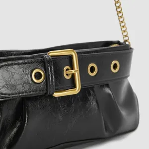 #24006 Pass BSCI Manufacturer Fashion Shoulder Bag Ladies Fashion Bags Leather Trendy Mini Handbags 2024 Underarm Bags For Women