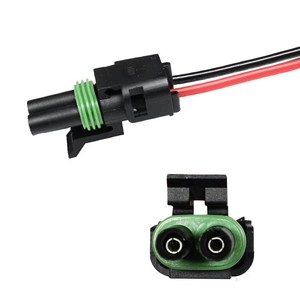Conector de Terminal de Cobre de Alta Calidad, Serie 22 AWG, 2 Pines, Tipo TE, 1.5mm, Paquete de 5, Enchufe Impermeable para Auto, Negro, CE RoHS, 350mm - Product Image 3