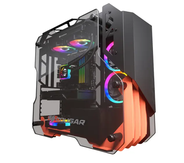 new arrival BLAZER Aluminum Open-frame Gaming Mid Tower PC case