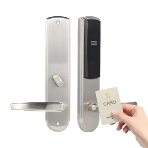 Bekanntes Smart Card Hotel-Türschloss-System wettbewerbsfähiger Lieferant Batterie-Touch Card Öffnung Edelstahl Sicherheit Hotel-Schloss