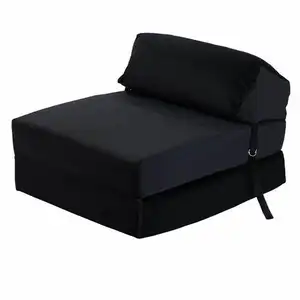 맞춤형 블록 폼 접이식 의자 침대 게스트 이불/야외 긴 트윈 사이즈 슬리퍼 의자 접이식 폼 침대