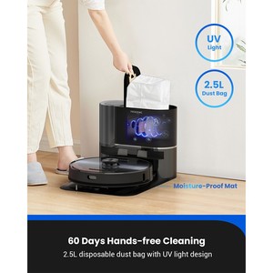 2024 Newest Household Smart Vacuum Cleaner Proscenic Robot Vacuum Cleaner With Dual <b>Rotation</b> <b>Mops</b> - Product Image 4