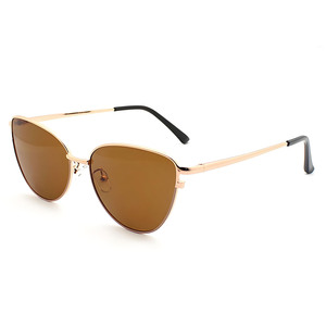 Nouvelles Lunettes de Soleil Femme Design Tendance Oeil de Chat Logo Personnalisé Luxe Vintage Métal Protection UV400 Confortables Monture Complète 2025 - Product Image 3
