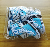 Gantungan Kunci Sepatu Basket Kanvas Mini 3D dan Gantungan Kunci Sepatu untuk Tas Ransel Hadiah Olahraga