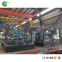 Compresor de Gas Natural Certificado CE de Alto Rendimiento, Entrada de 30 Bar, Salida de 250 Bar, Flujo de 1.52 Nm3/min, Compresor de Pistón