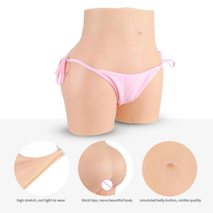 Women's Silicone Vaginal Panties Sexy Buttock Silicone Butt Panties For Cross-Dressers Shemale Transgender People - Product Image 6