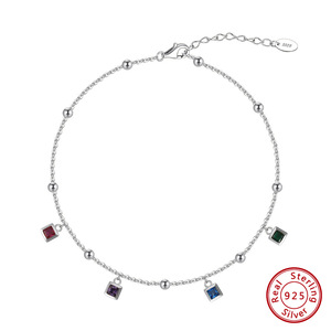 Seven.A chaînes <span class=keywords><strong>de</strong></span> <span class=keywords><strong>cheville</strong></span> plaquées argent 925 personnalisées en gros (blanc/<span class=keywords><strong>jaune</strong></span>/<span class=keywords><strong>or</strong></span> véritable)-fournisseur <span class=keywords><strong>de</strong></span> bijoux en vrac - Product Image 6