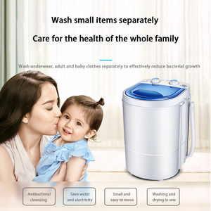 Mini lave-<span class=keywords><strong>linge</strong></span> portable de 4,5 kg avec sécheuse, appareils électroménagers semi-automatiques, vêtements pour bébés, chaussures, sous-vêtements, chaussettes - Product Image 6