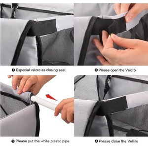 Klip-güvenlik tasma evcil hayvan araba yükseltici koltuk taşınabilir katlanabilir taşıyıcı emniyet kemeri köpek ve kedi Pet seyahat taşıyıcısı - Product Image 6