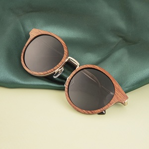 Lunettes de <span class=keywords><strong>soleil</strong></span> classiques en métal et bois de qualité supérieure, unisexes, pour femmes, lunettes d'éclipse solaire, lunettes de sport pour femmes - Product Image 5