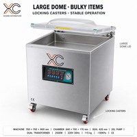 Mesin Pengemas Vakum Transformer Ganda XICANG XC-620 2500W Kapasitas Tinggi untuk Grosir Pabrik OEM Basis Makanan Laut