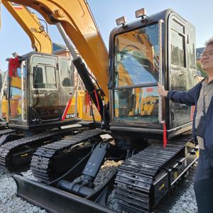 Oferta Especial: Excavadora Sany 95 Usada en Excelentes Condiciones, Maquinaria de Construcción Grande a Bajo Precio, Incluye Motor, Bomba de Engranajes - Product Image 1