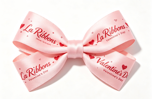 ริบบิ้นผ้าซาตินลายดอกไม้สีทองวินเทจ ขนาด 1 นิ้ว ยาว 25 หลา สีชมพู สำหรับตกแต่งห่อของขวัญในวันวาเลนไทน์ วันเกิด วันแต่งงาน - Product Image 4