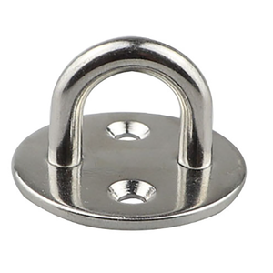 Placa <span class=keywords><strong>de</strong></span> ojo ovalada <span class=keywords><strong>de</strong></span> acero inoxidable 304 <span class=keywords><strong>de</strong></span> alta resistencia para montaje en pared con anillo, accesorios para embarcaciones, placa <span class=keywords><strong>de</strong></span> ojo M5, herrajes marinos - Product Image 5