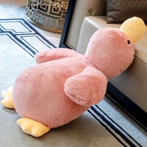 Lindo gran pato <span class=keywords><strong>amarillo</strong></span> almohada de felpa edredón esponjoso con relleno de algodón PP para el regalo de cumpleaños de las niñas - Product Image 3