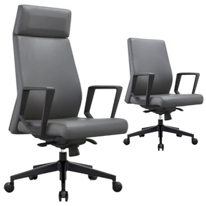 Chaise de bureau en cuir pour salle de conférence, chaise de direction ergonomique, chaise de visiteur pour salle de réunion - Product Image 6