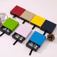 Boîte rigide en carton dur coulissante de haute qualité avec logo personnalisé Boîtes d'emballage à tiroir à bijoux en papier personnalisé
