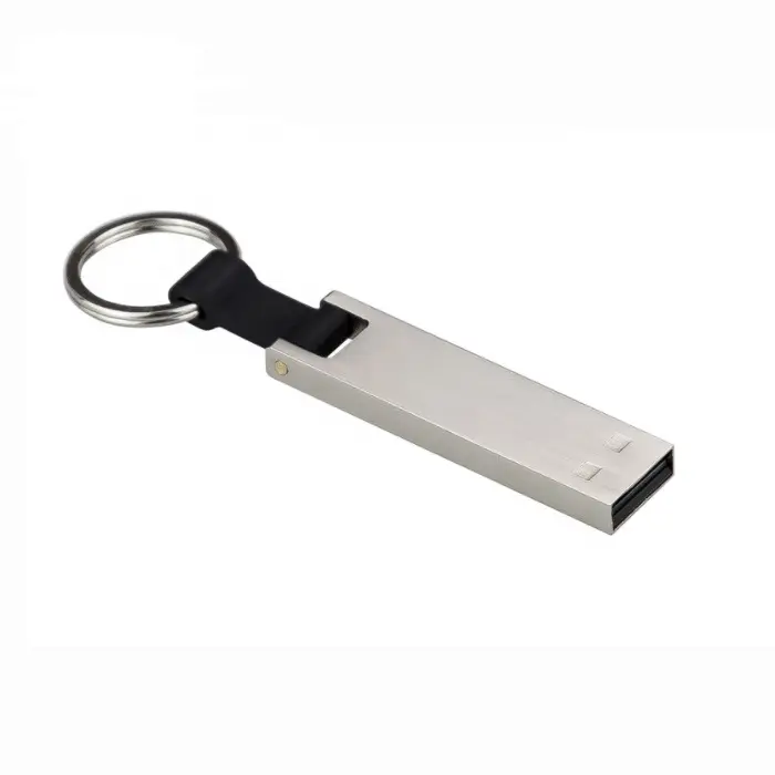 Commercio all'ingrosso 2022 nuovo stile 16gb chiavetta USB con portachiavi 8GB Mini chiavetta USB in acciaio inossidabile 8gb con portachiavi in PU