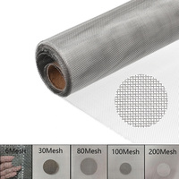 Maille métallique en acier inoxydable de 1 mm, 1,2 mm, 1,5 mm, 2 mm, 2,5 mm, 3 mm, rouleau de treillis métallique, filet tissé gaufré, filtration de précision