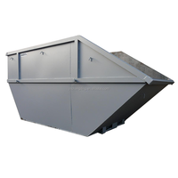 Conteneur à déchets en acier laminé à chaud de 3 m3 pour les chantiers de construction en Australie, déchets industriels