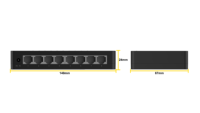 Switch Ethernet Gigabit POE de 8 Puertos con Soporte QOS, Modelo Privado, Venta Caliente