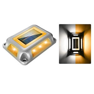 1PC Lampe Solaire Extérieure à Lumière Bleue, Lampadaire Solaire, Lampe de Jardin, Lampe Encastrée pour Escalier, Lampe Solaire Enterrée pour Terrasse - Product Image 1