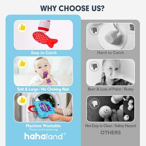 Jouets éducatifs Montessori pour les tout-petits garçon/fille <span class=keywords><strong>de</strong></span> 1 an cadeaux d'anniversaire <span class=keywords><strong>de</strong></span> <span class=keywords><strong>noël</strong></span>-10 tasses empilables jeu <span class=keywords><strong>de</strong></span> pêche en tissu pour - Product Image 6