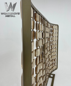 Cloison en verre artistique en acier inoxydable avec finition PVD, élégante cloison de séparation pour hôtel, restaurant, bureau, centre commercial, design d'intérieur - Product Image 6