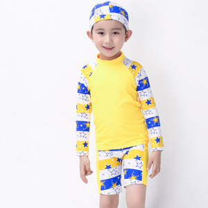 Huzhou Boutique Children <b>Clothes</b> Set Boys 3pcs Swimsuit With Express - Product Image 3