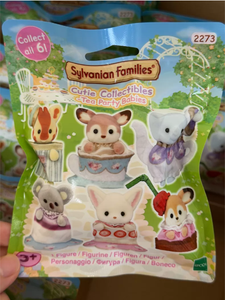 Cutie Collectibles <span class=keywords><strong>Sylvanian</strong></span> Families Tea Party Babies Blind Bag Animal Doll Surprise Blind Box Toy - Product Image 4