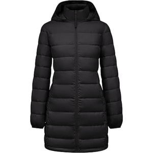 <b>Women</b> Regular <b>Puffer</b> <b>Jacket</b> <b>Lightweight</b> Breathable Waterproof Insulated Short Winter Coat Polyester Filling - Product Image 5