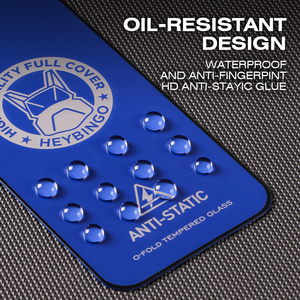 HEYBINGO O-FOLD <span class=keywords><strong>Pellicola</strong></span> Protettiva in Vetro Temperato 0,3mm per iPhone 11 12 13 14 15 Pro Max Protezione Schermo HD per Cellulare - Product Image 3