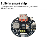 Module de circuit imprimé pour batterie externe 22,5 W avec charge rapide bidirectionnelle PD/QC pour carte DIY au phosphate de fer et de lithium 3,2 V