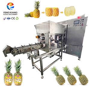 Grande usine de transformation d'ananas, machine à peler, couper la tête et la queue, et éliminer les taches des ananas pour les exploitations agricoles vietnamiennes, 1200 pièces/heure - Product Image 1