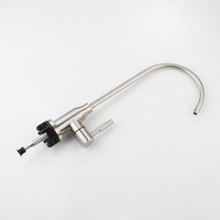 Robinet de cuisine à col de cygne en acier inoxydable 304 au design innovant