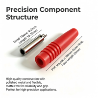 2mm Banana Female Socket Brass Banana Jack Terminal Adapter for Test Instruments Power Supplies Lab Electronic Circuit Testing