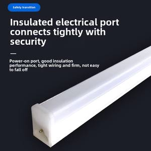 Barra de luz de tira LED <span class=keywords><strong>T5</strong></span> y T8 integrada Ahorro de energía con soporte de lámpara <span class=keywords><strong>fluorescente</strong></span> para uso en talleres de oficina-Cuerpo de plástico - Product Image 3