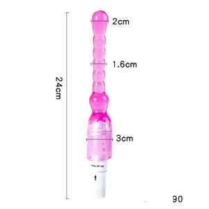 7pcs Set vibratore anale anale in Silicone 2022 nuovo Plug anale vibrazione della coda giocattoli sessuali per uomo donna anale - Product Image 6