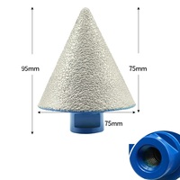 PEX M14 2-35mm Fraise à chanfreiner diamantée, meule de meulage, foret à chanfreiner pour carreaux de céramique, fraises à chanfreiner
