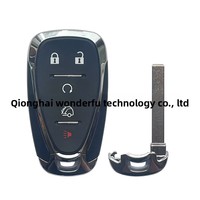 Pour Chevrolet Chevy Camaro Cruze Malibu 2016 2017 2018 2019 2020 Clé intelligente 2/3/4/5 boutons Coque de clé de voiture à distance