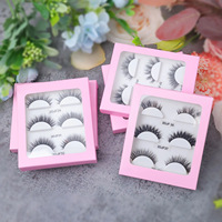 Vente en gros de faux cils en vison naturel 10-12MM, bande de cils 3D complètes, marque privée, fournisseur de cils en vison synthétique de qualité supérieure