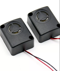 Coque carrée DC3V 5V 12V 24V haut décibel sirène électrique piézo-électrique pompier ambulance sécurité alarme sonore fort Buzzer 25cm câble - Product Image 1