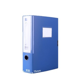 A4 <b>Plastic</b> File Box PP Thickened <b>Folder</b> Office Supplies Document Storage Box - Product Image 5