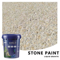 Peinture liquide effet granit Revêtement extérieur durable et esthétique