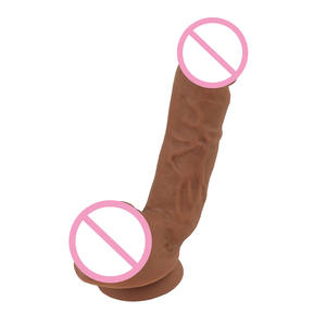 Dildo silikon cair besar 100% dengan harga rendah mainan seks wanita dasar hisap kuat <span class=keywords><strong>Penis</strong></span> palsu realistis untuk permainan seksual Anal pria - Product Image 4