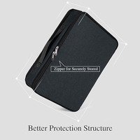 Étui organisateur de lunettes OEM avec fermeture éclair, 7 à 9 compartiments, boîte de rangement pour lunettes de voyage, fentes réglables, plusieurs paires, étanche
