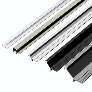 Perfiles de Aluminio Ignífugos de 18 mm <span class=keywords><strong>para</strong></span> Transición de Paredes, Tira de Cierre de Esquina Exterior Afilada <span class=keywords><strong>para</strong></span> Paneles de Madera Contrachapada - Product Image 1