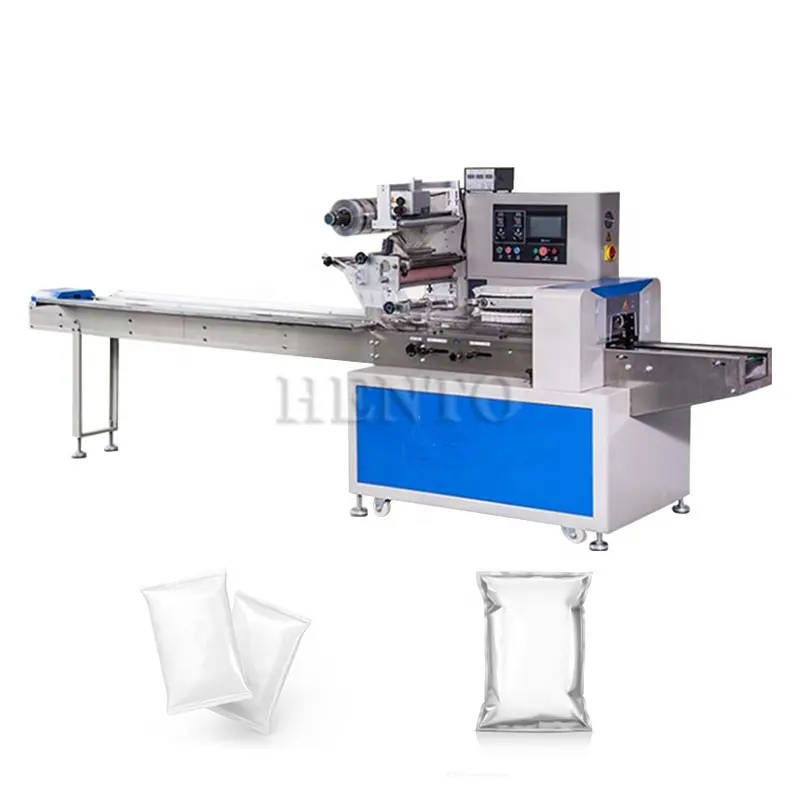 Automatic Candy Horizontal Packing Machine / Chocolate Plastic Bag Flow Pillow Packing Machine / Pillow Bag Packaging Machine