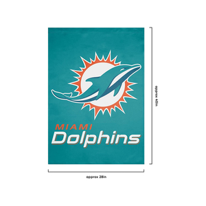 Bandiera della squadra di <span class=keywords><strong>delfini</strong></span> di Miami banner promozionali con Logo personalizzato vendita calda per le bandiere della squadra di NFL Minnesota Vichings formato e forma personalizzati - Product Image 3